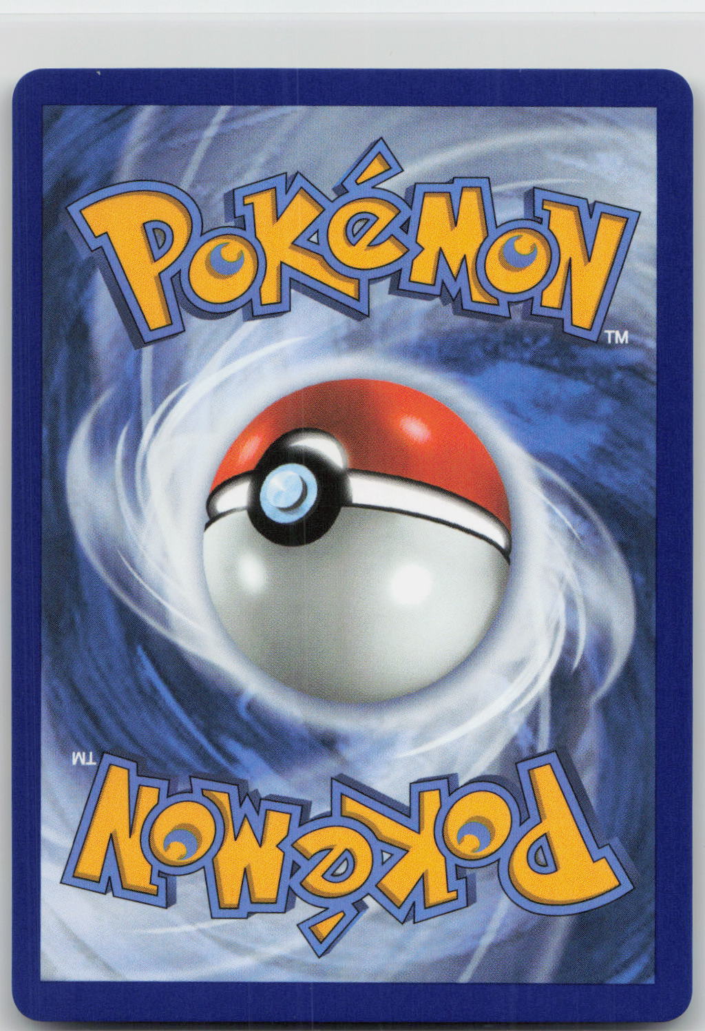 Back of card