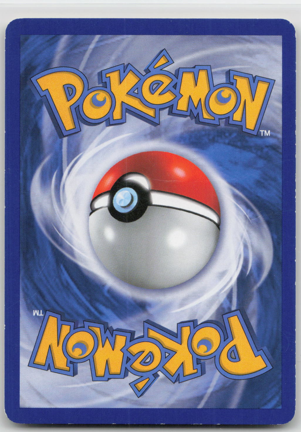 Back of card