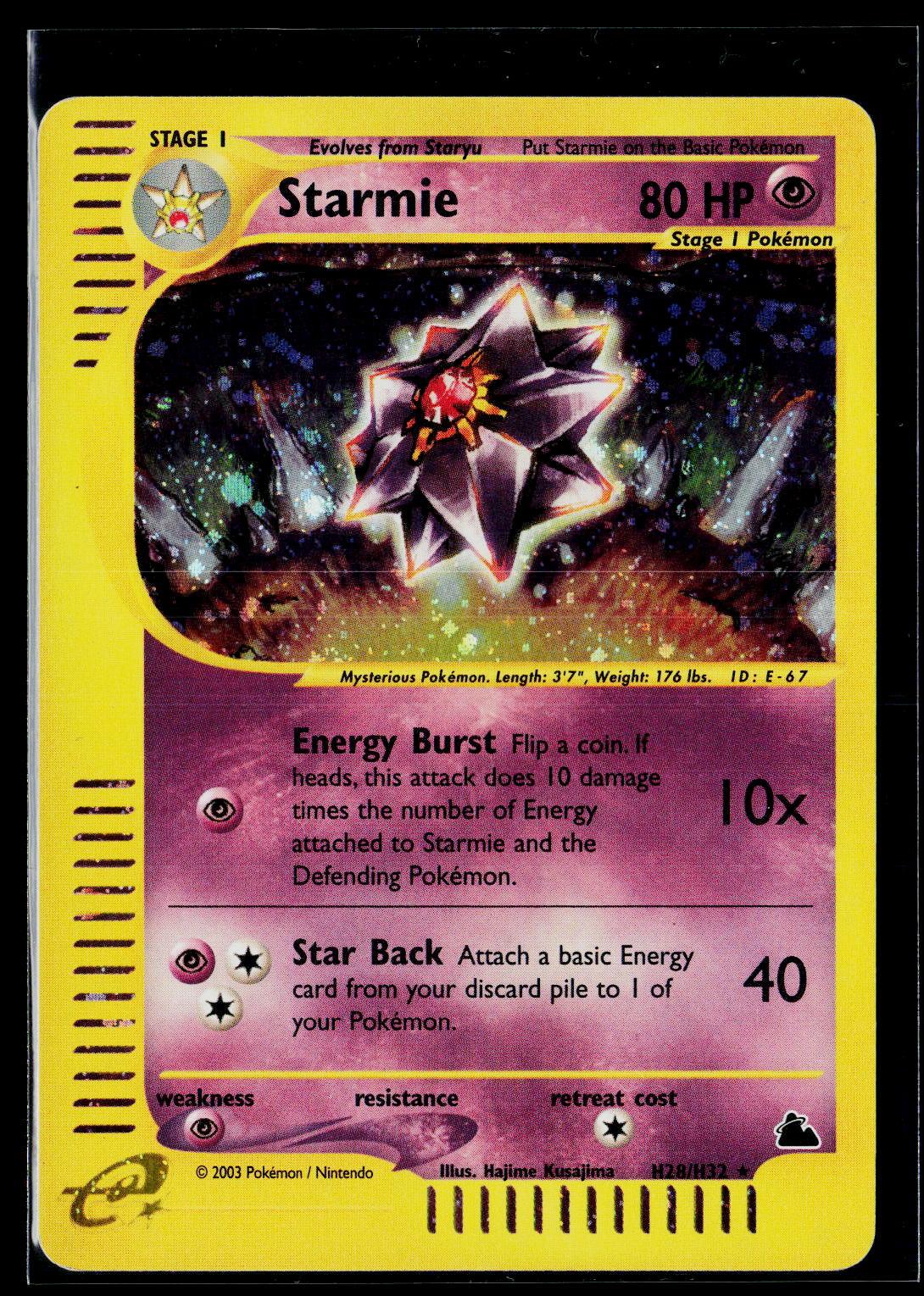 Starmie - Skyridge H28/H32 (NM)