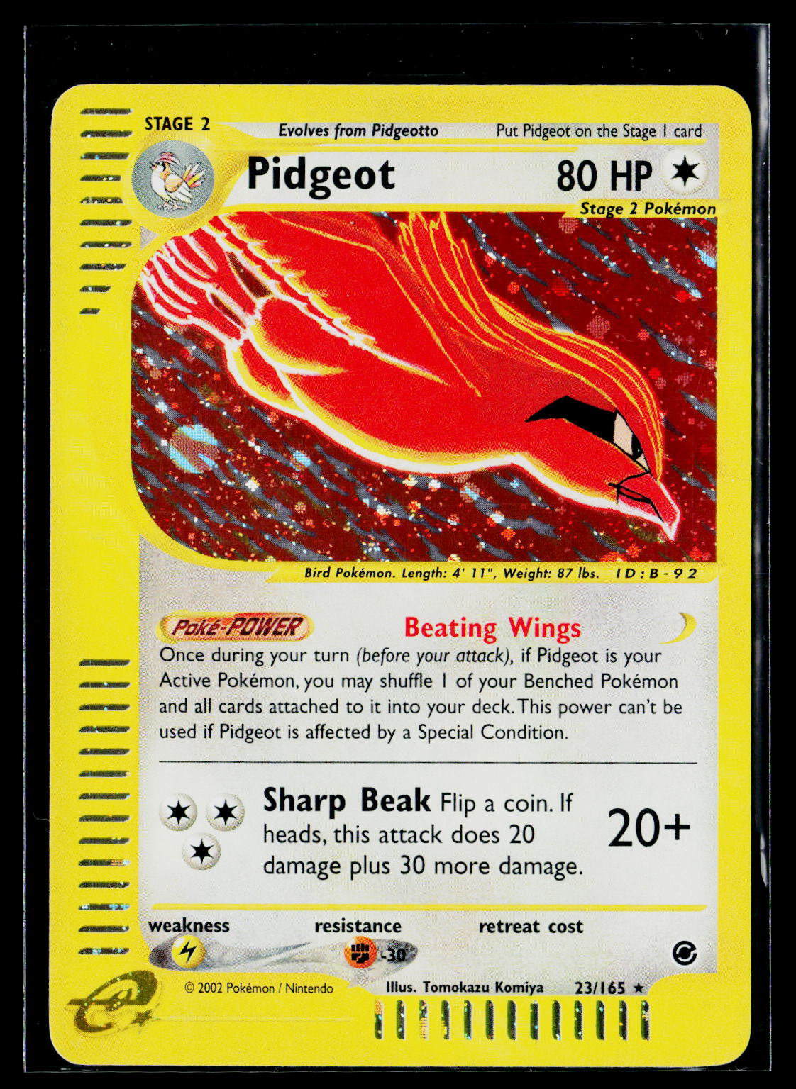 Pidgeot - Expedition Base Set 23/165 (NM)