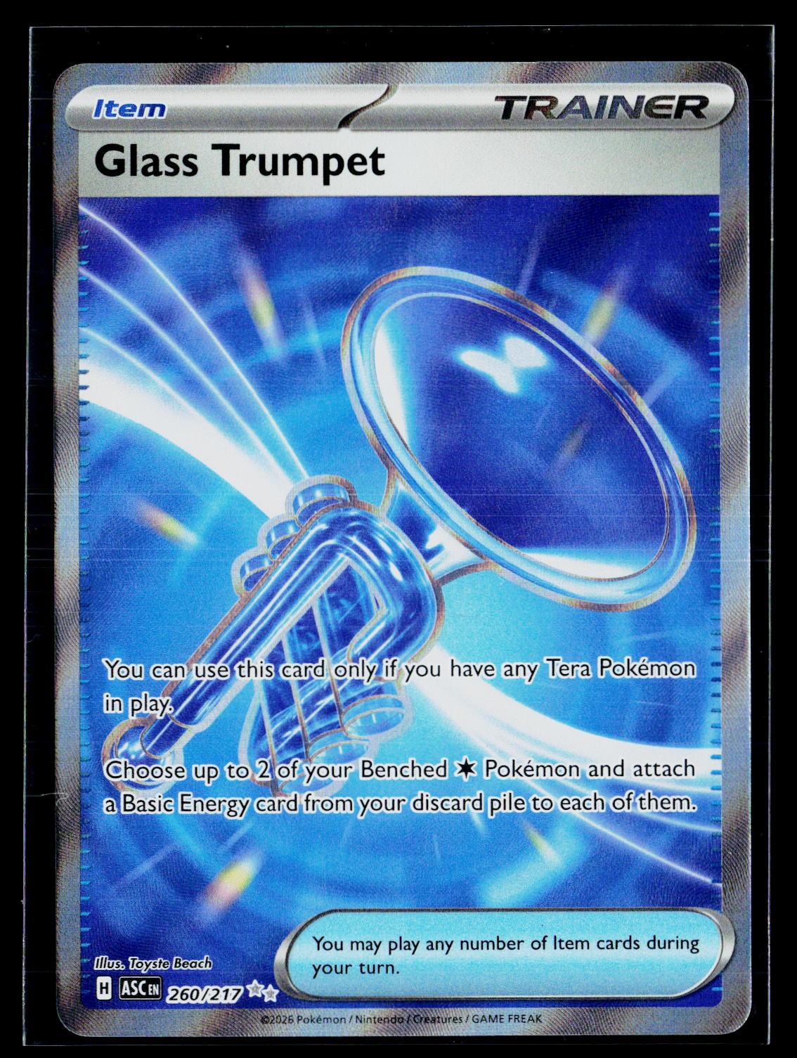 Glass Trumpet - Ascended Heroes 260/217 (NM)