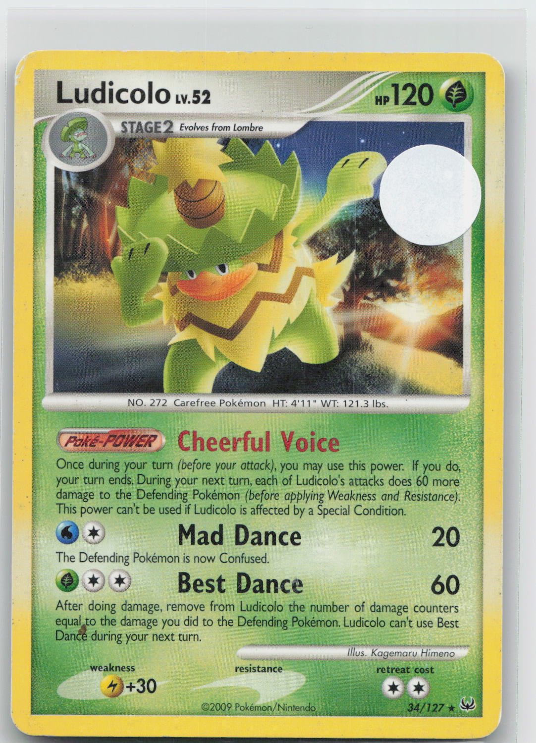 Ludicolo - Platinum 34/127