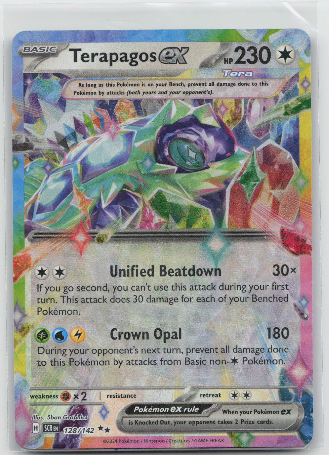 Terapagos ex (Prize Pack) - Stellar Crown 128/142