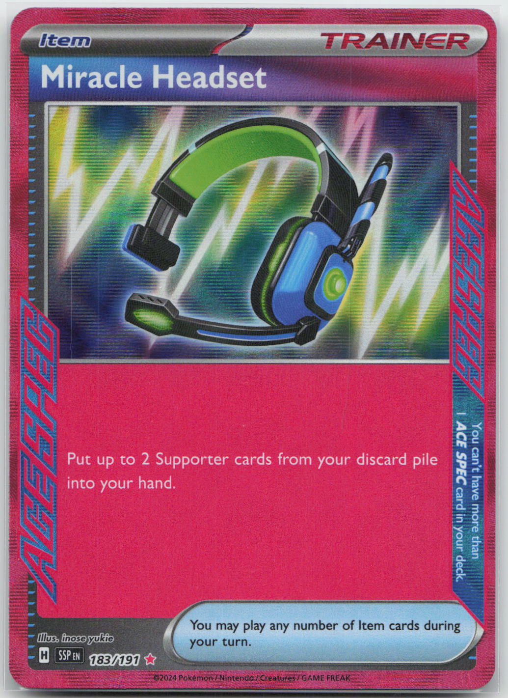 Miracle Headset - Surging Sparks 183/191