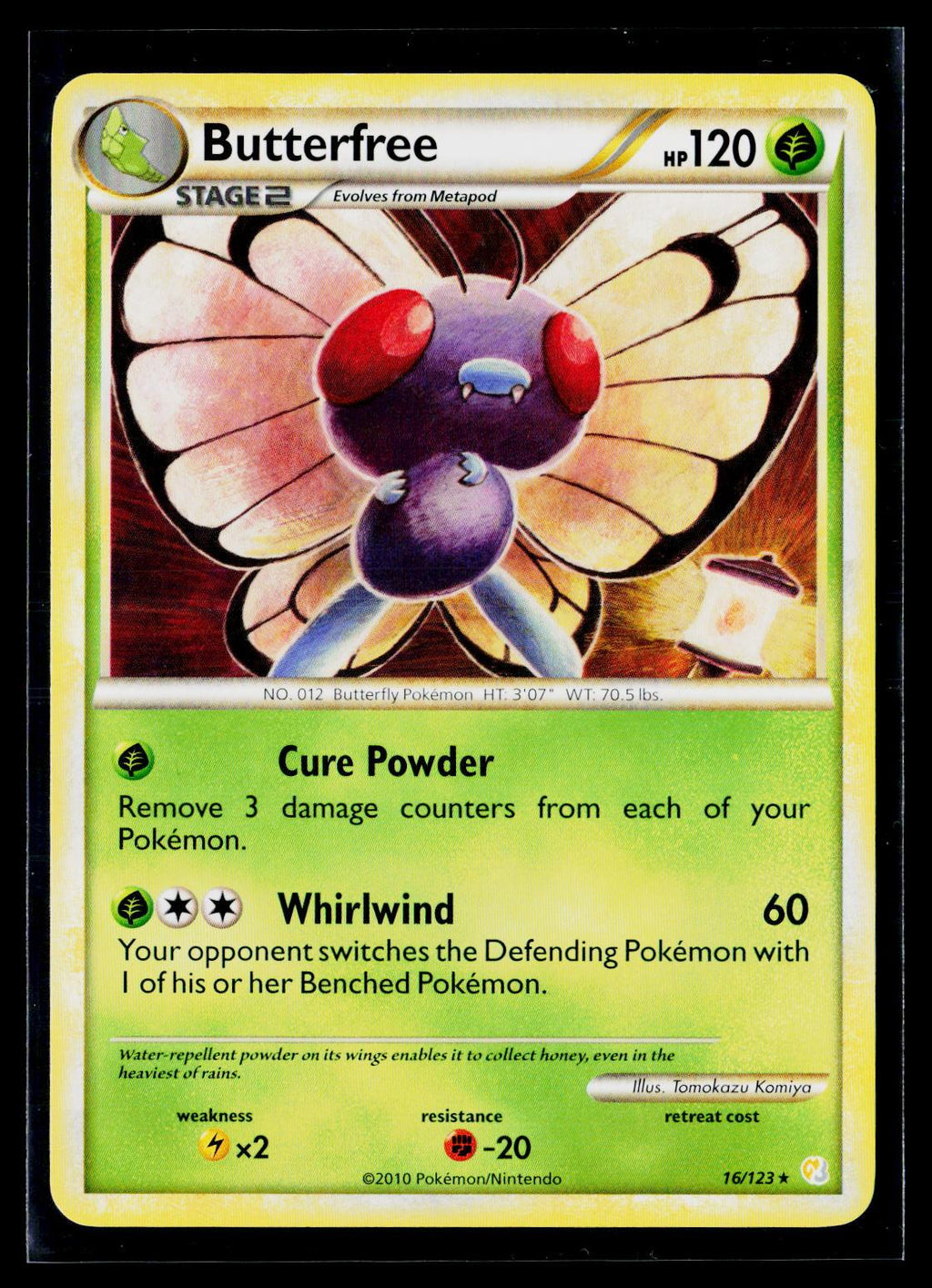 Butterfree - HeartGold & SoulSilver 16/123 (NM)
