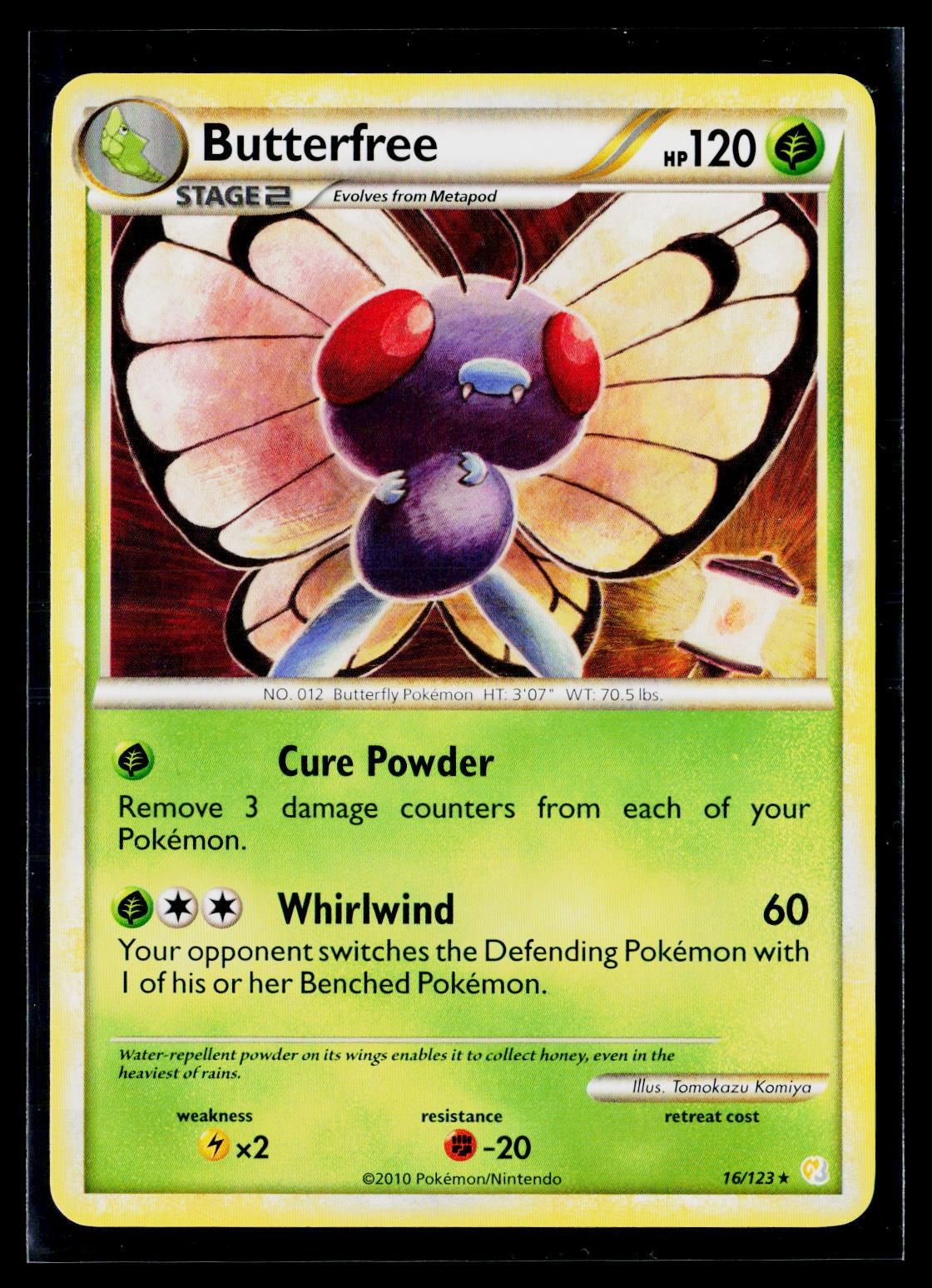 Butterfree - HeartGold & SoulSilver 16/123 (NM)