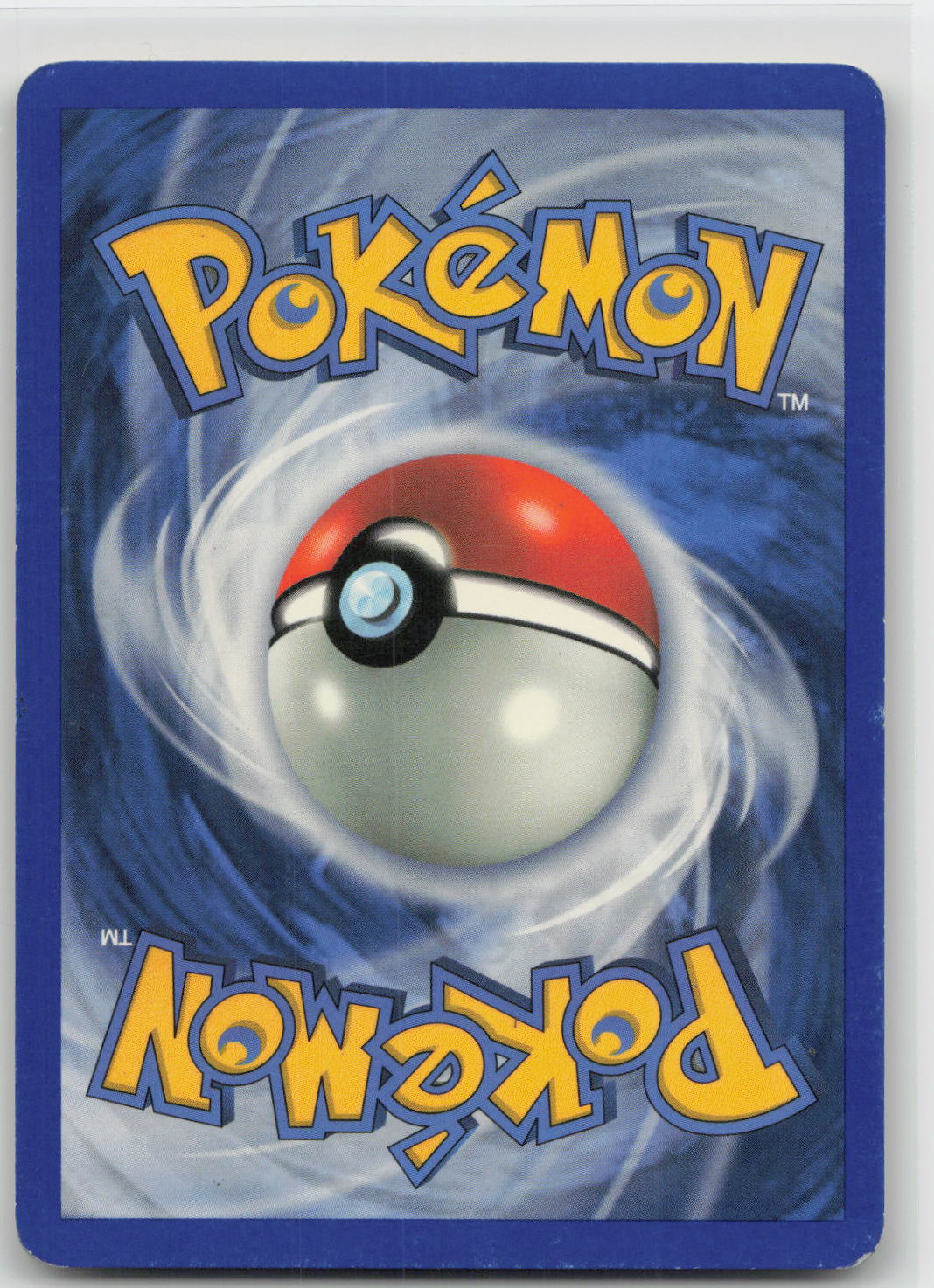 Back of card