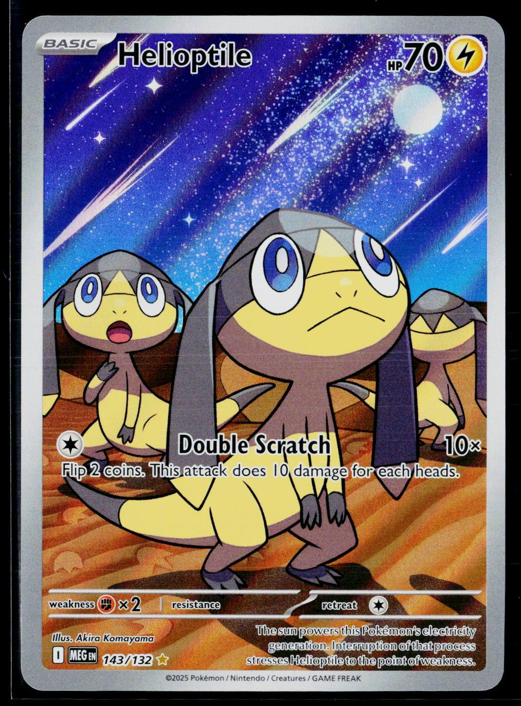 Helioptile - Mega Evolution 143/132 (NM)