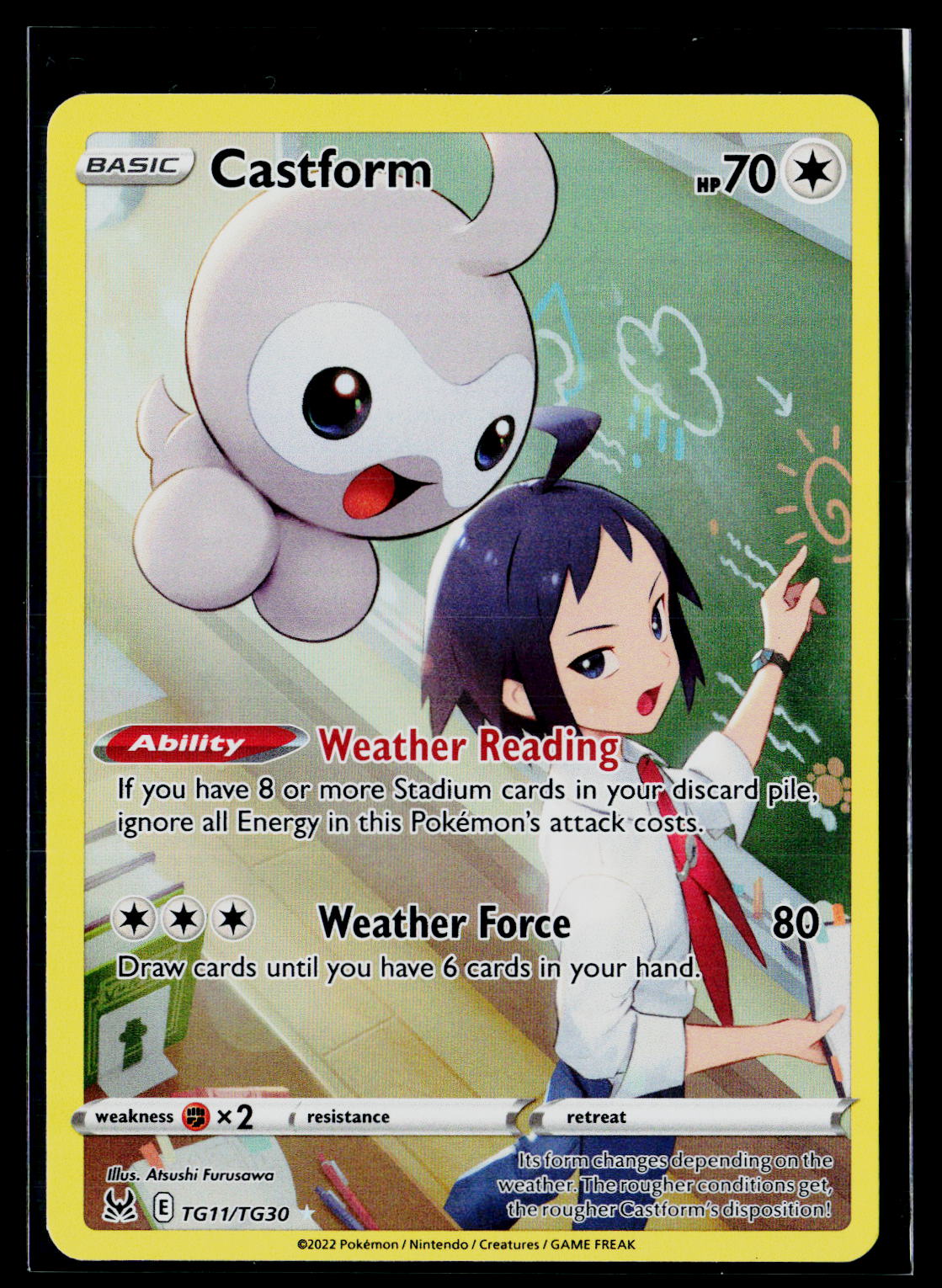 Castform - Lost Origin Trainer Gallery TG11/TG30 (NM)