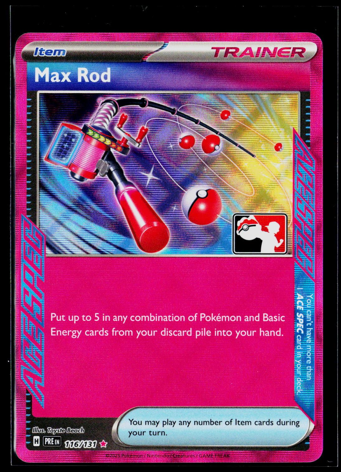 Max Rod - Prize Pack Series Cards 116/131 (NM)