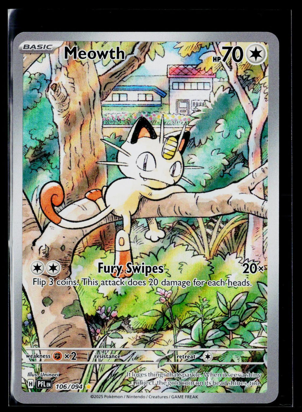 Meowth - Phantasmal Flames 106/094 (NM)