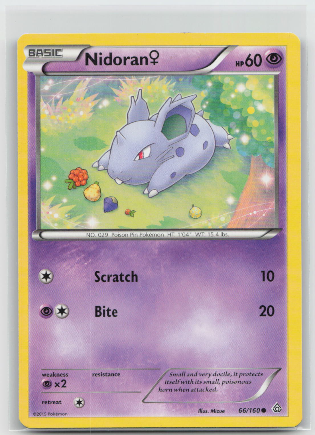 Nidoran F - Primal Clash 66/160
