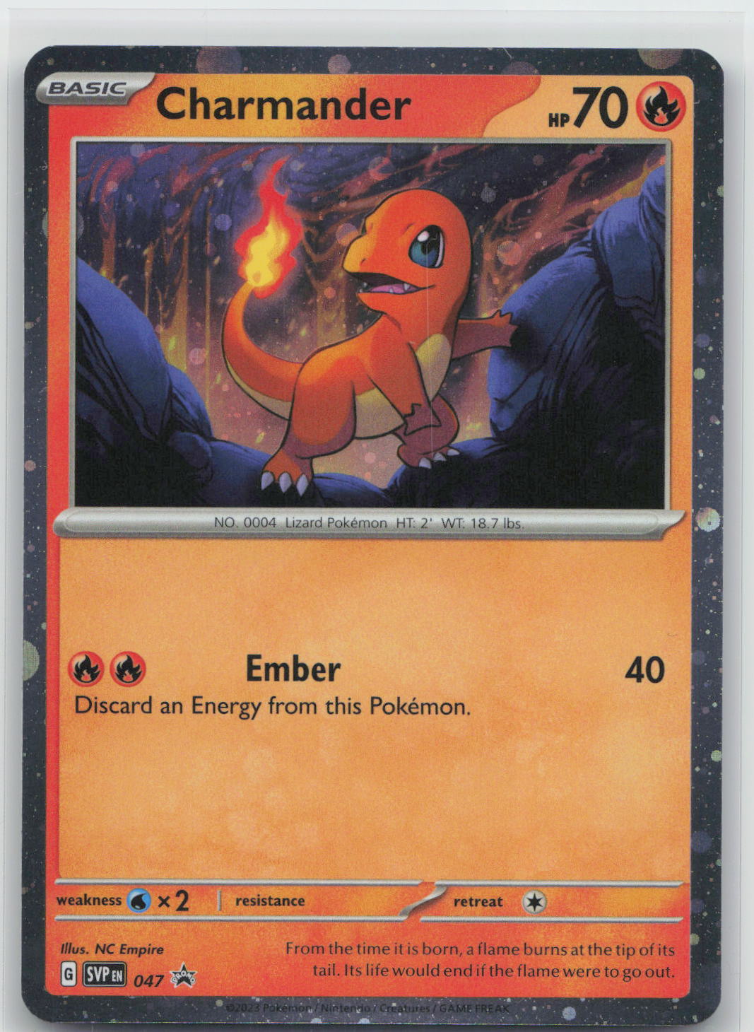 Charmander (Cosmos Holo) - Scarlet & Violet Promo 047