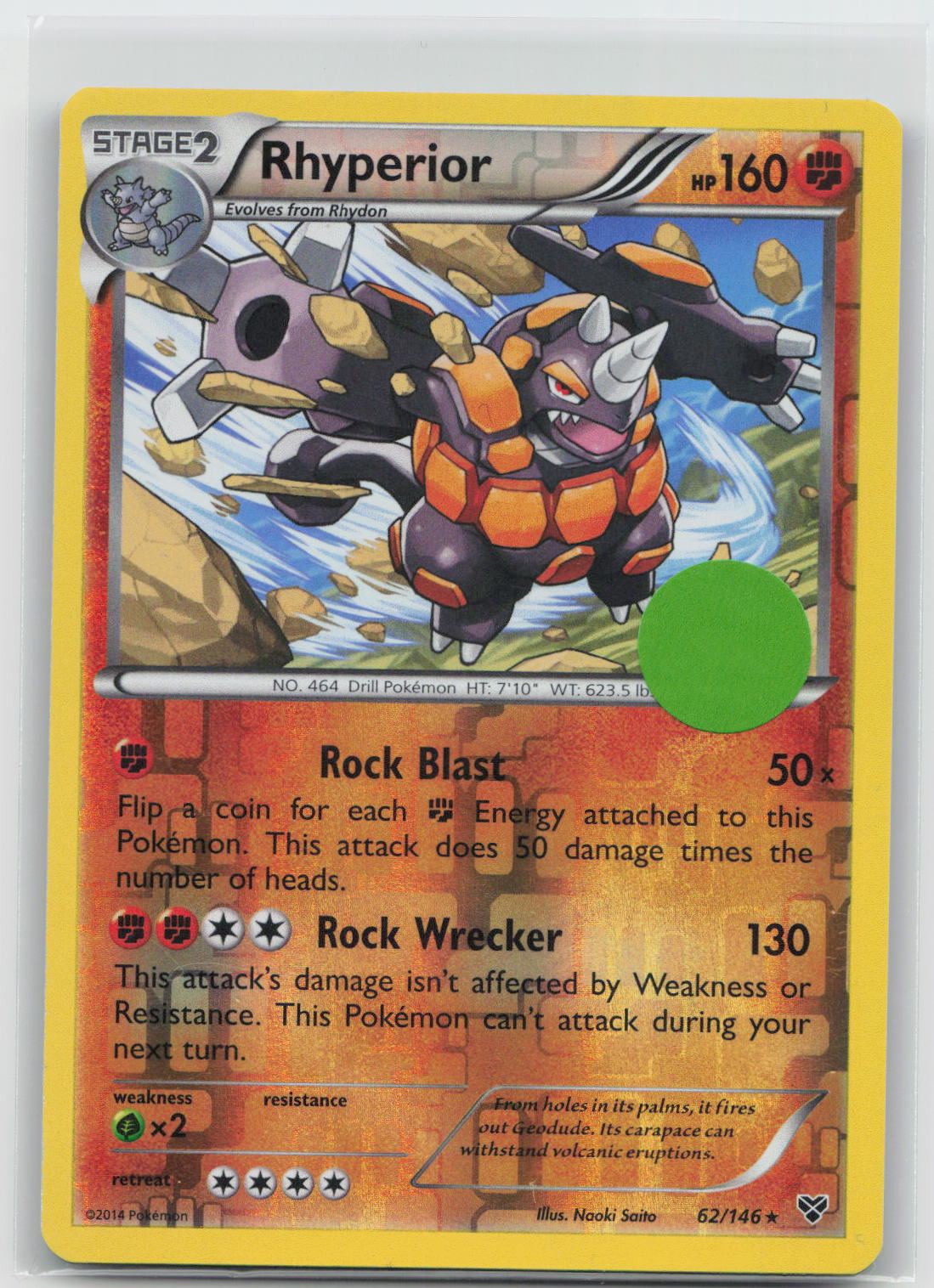Rhyperior - XY Base Set 62/146
