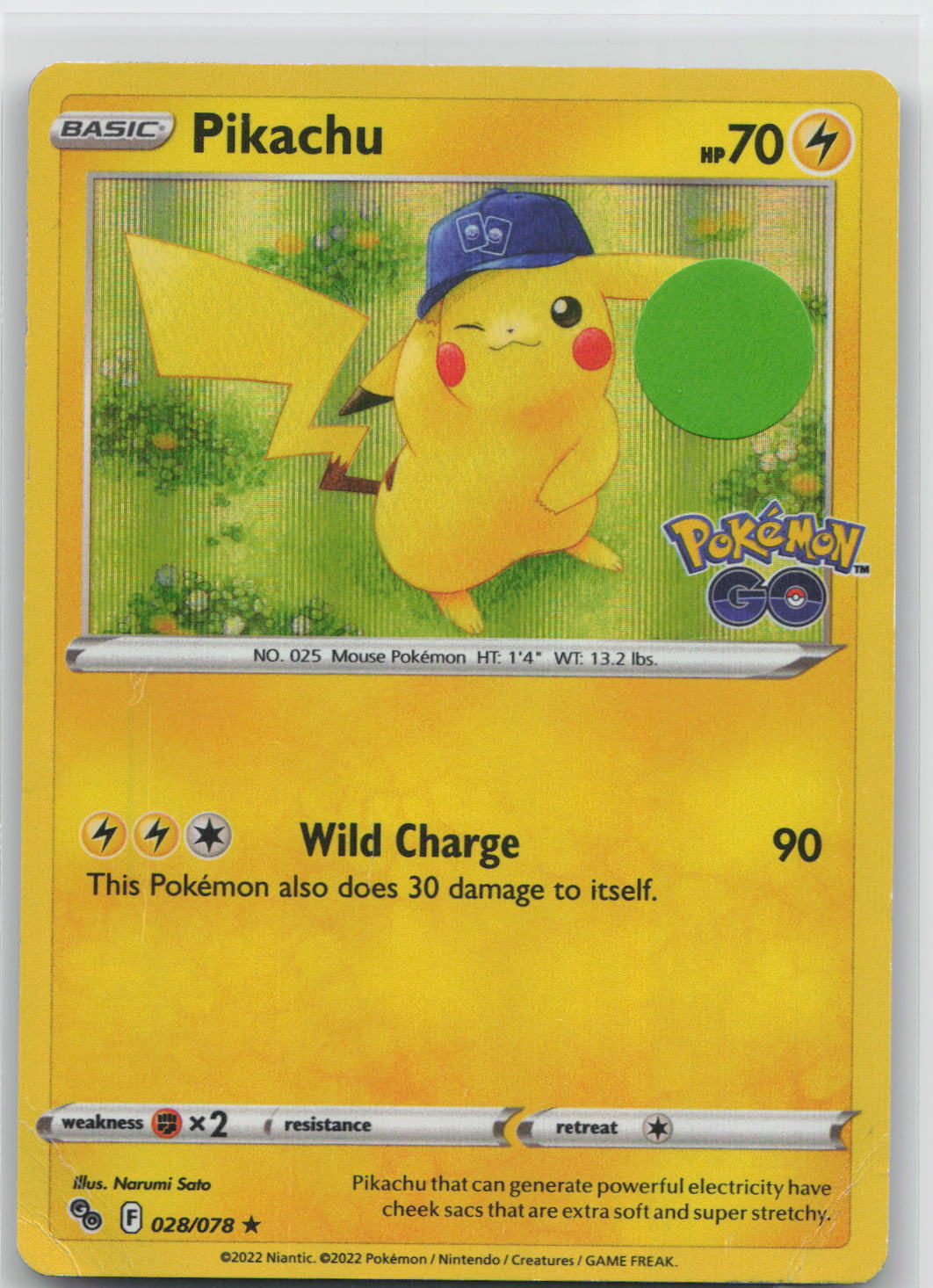 Pikachu - Pokémon GO 028/078