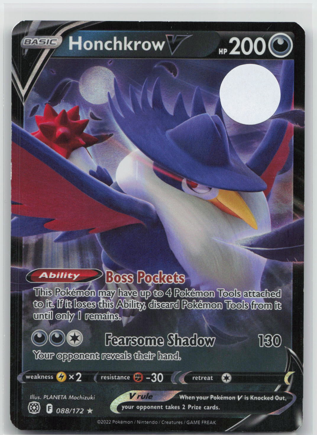 Honchkrow V (Prize Pack) - Brilliant Stars 088/172