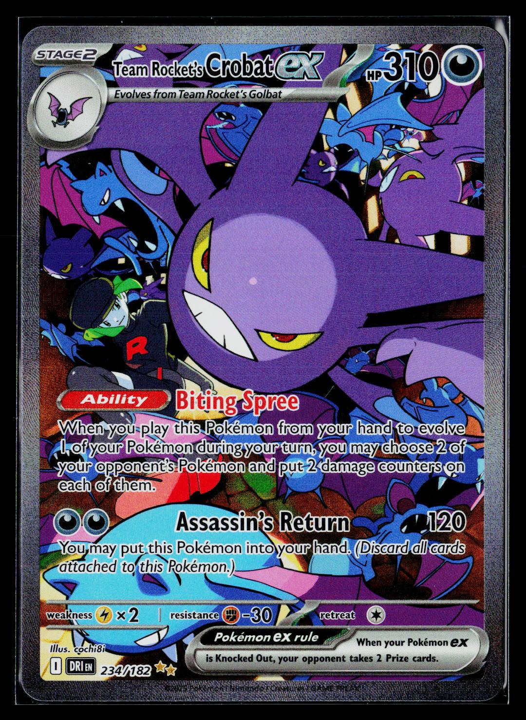 Team Rocket's Crobat ex - Destined Rivals 234/182 (NM)
