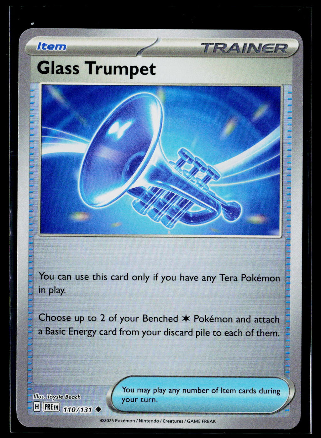 Glass Trumpet - Prismatic Evolutions 110/131 (NM)