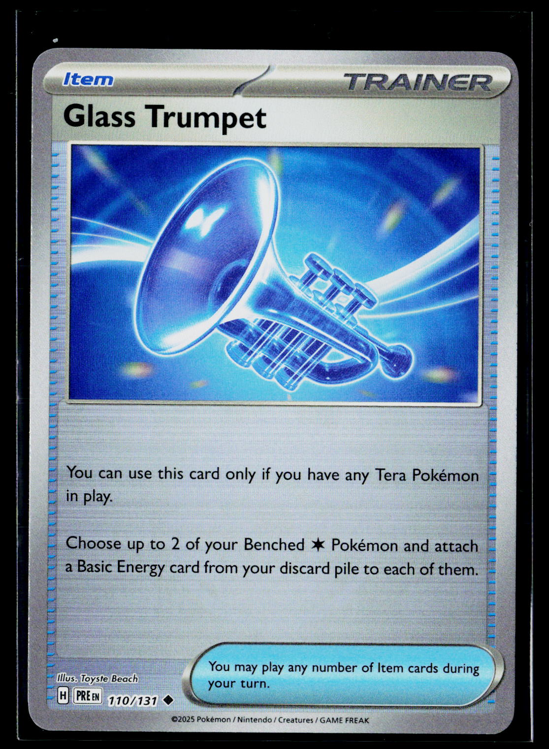 Glass Trumpet - Prismatic Evolutions 110/131 (NM)