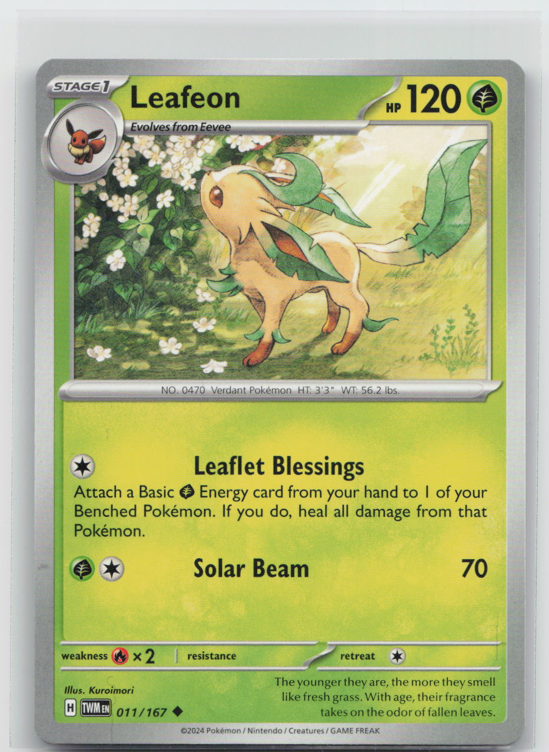 Leafeon - Twilight Masquerade 011/167
