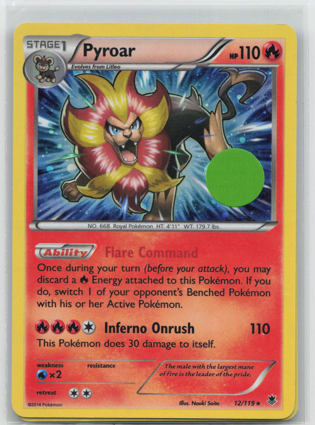 Pyroar - Phantom Forces 12/119