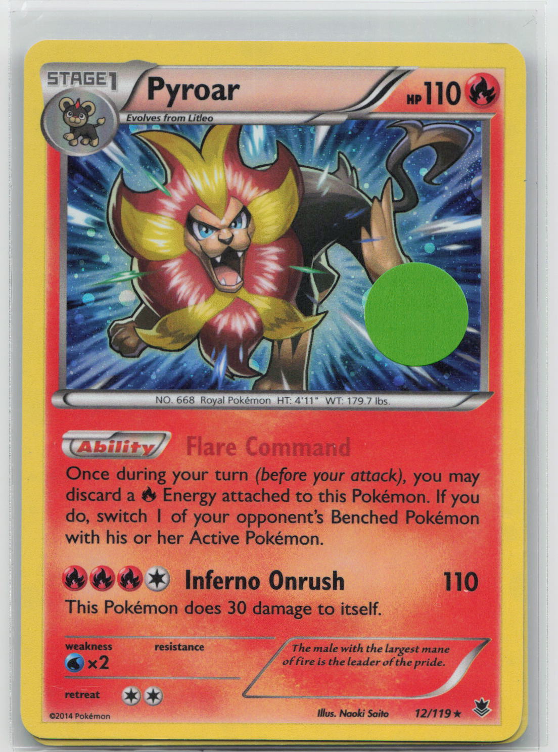 Pyroar - Phantom Forces 12/119