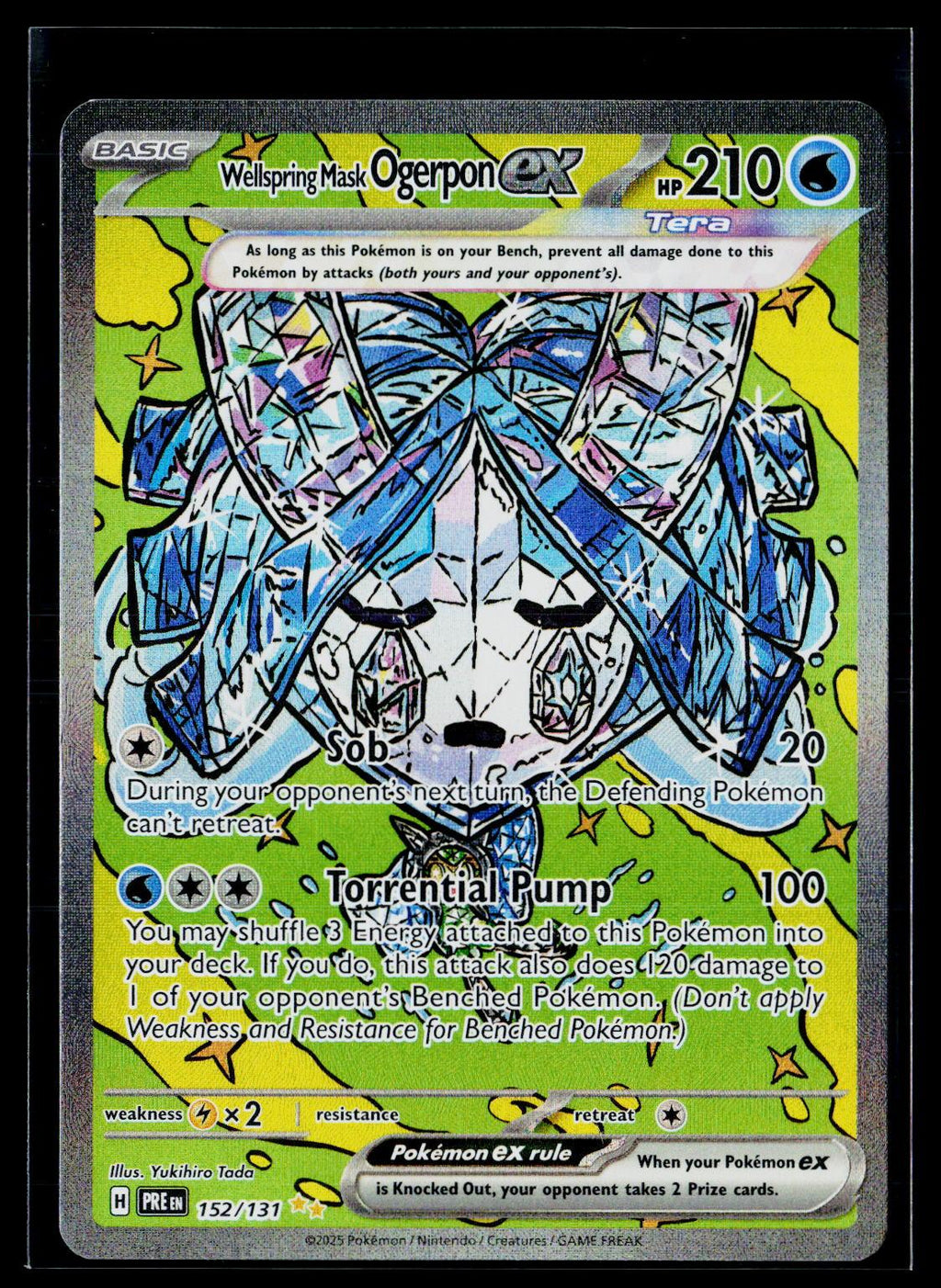 Wellspring Mask Ogerpon ex - Prismatic Evolutions 152/131 (NM)