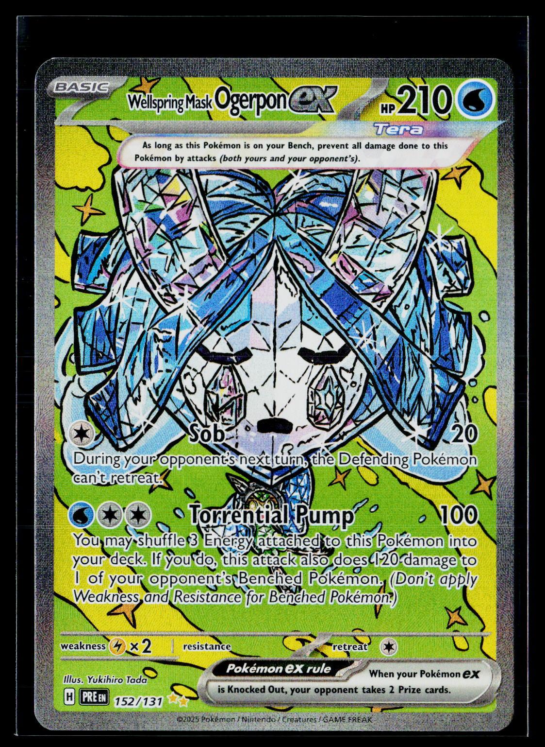 Wellspring Mask Ogerpon ex - Prismatic Evolutions 152/131 (NM)
