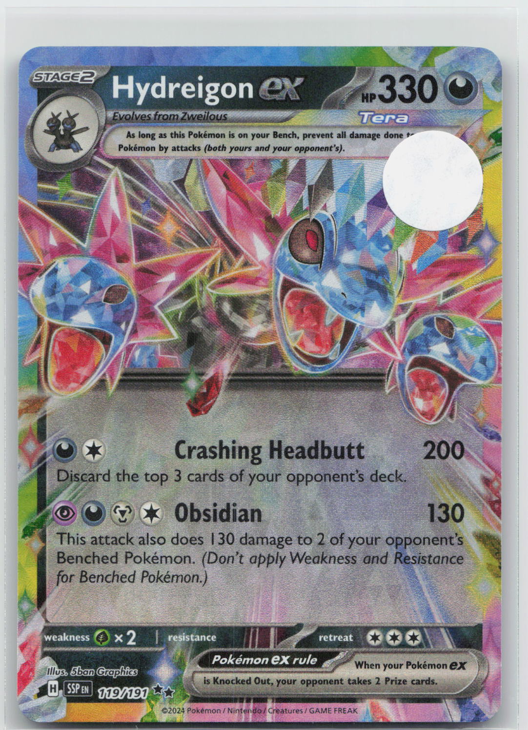 Hydreigon ex - Surging Sparks 119/191