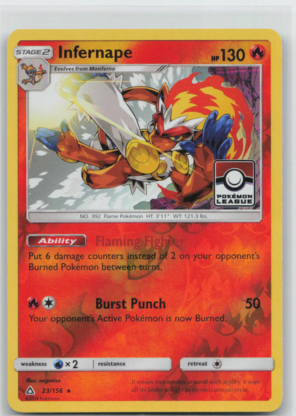 Infernape (Pokemon League) - Ultra Prism 23/156