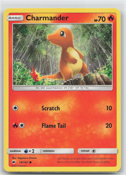Charmander (#42 Charizard Stamped) (Battle Academy) - Burning Shadows 018/147