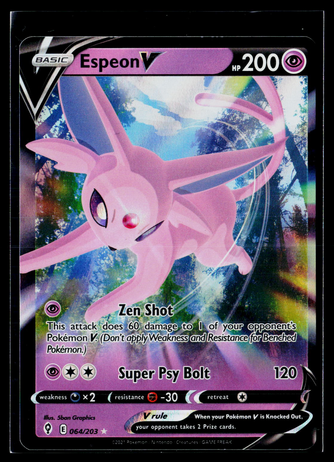 Espeon V - Evolving Skies 064/203 (NM)