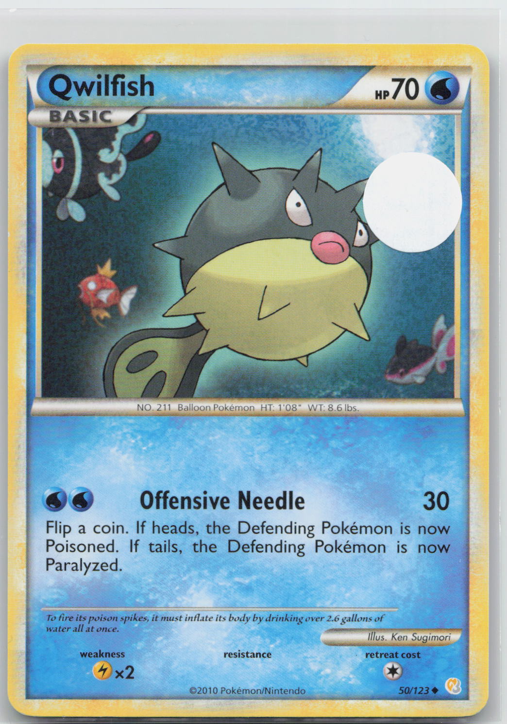 Qwilfish - HeartGold & SoulSilver 50/123