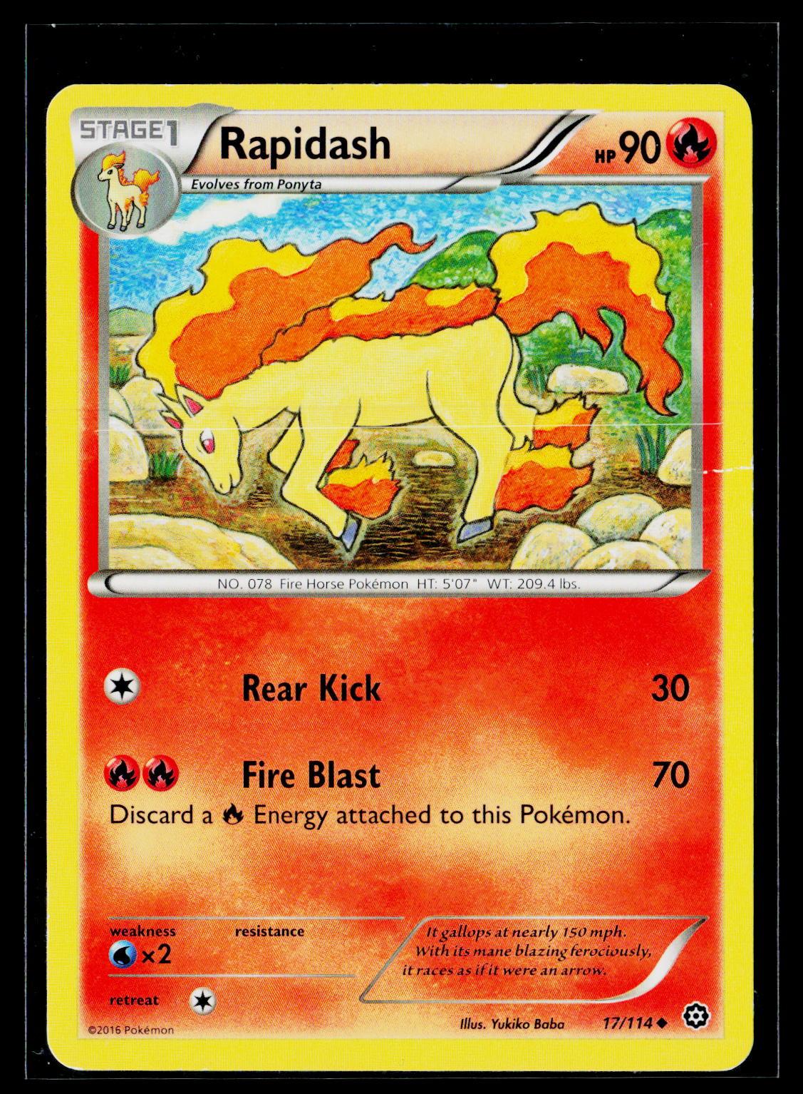 Rapidash - Steam Siege 17/114 (LP)
