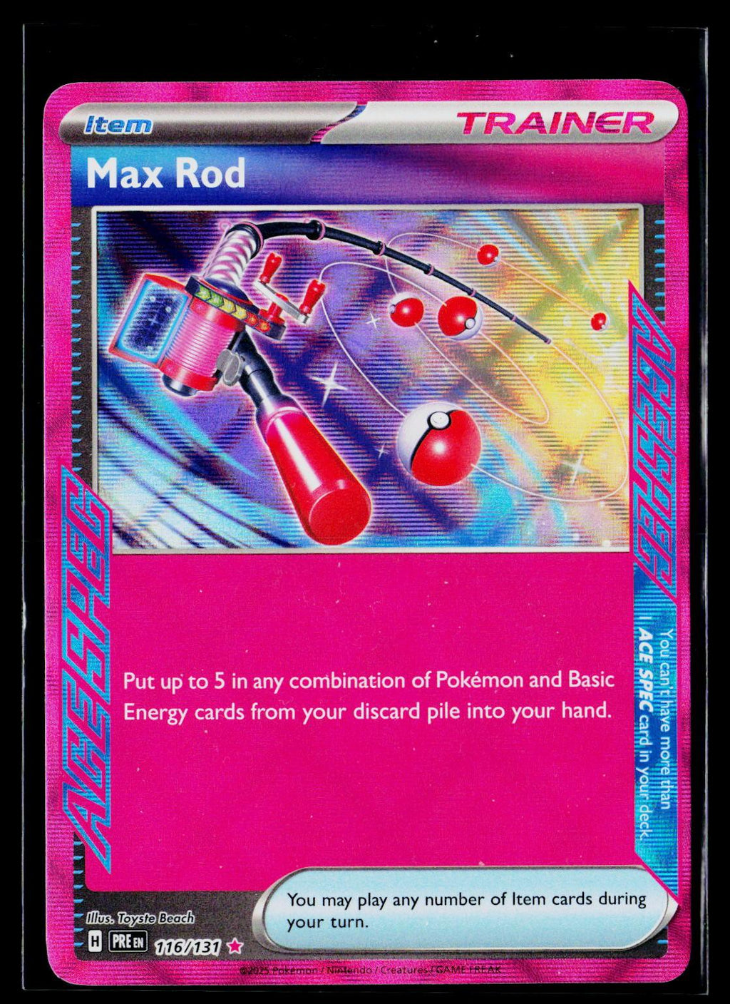 Max Rod - Prismatic Evolutions 116/131 (NM)