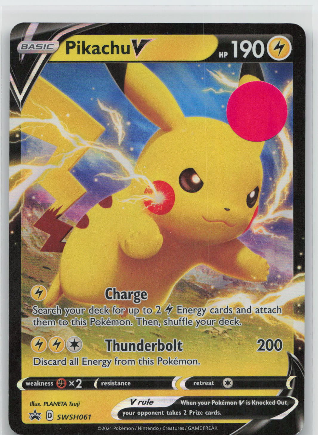 Pikachu V - Sword & Shield Promo SWSH061