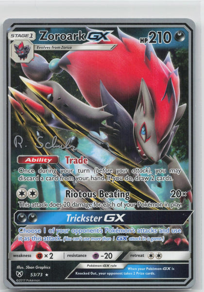 Zoroark GX (Robin Schulz) (World Championship Deck) - Shining Legends 53/73