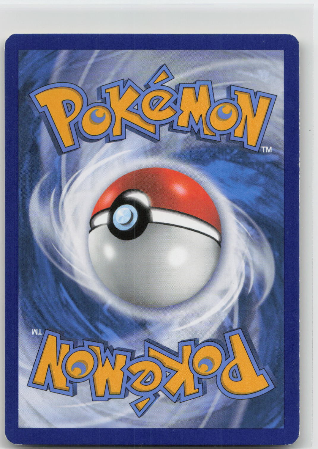 Back of card