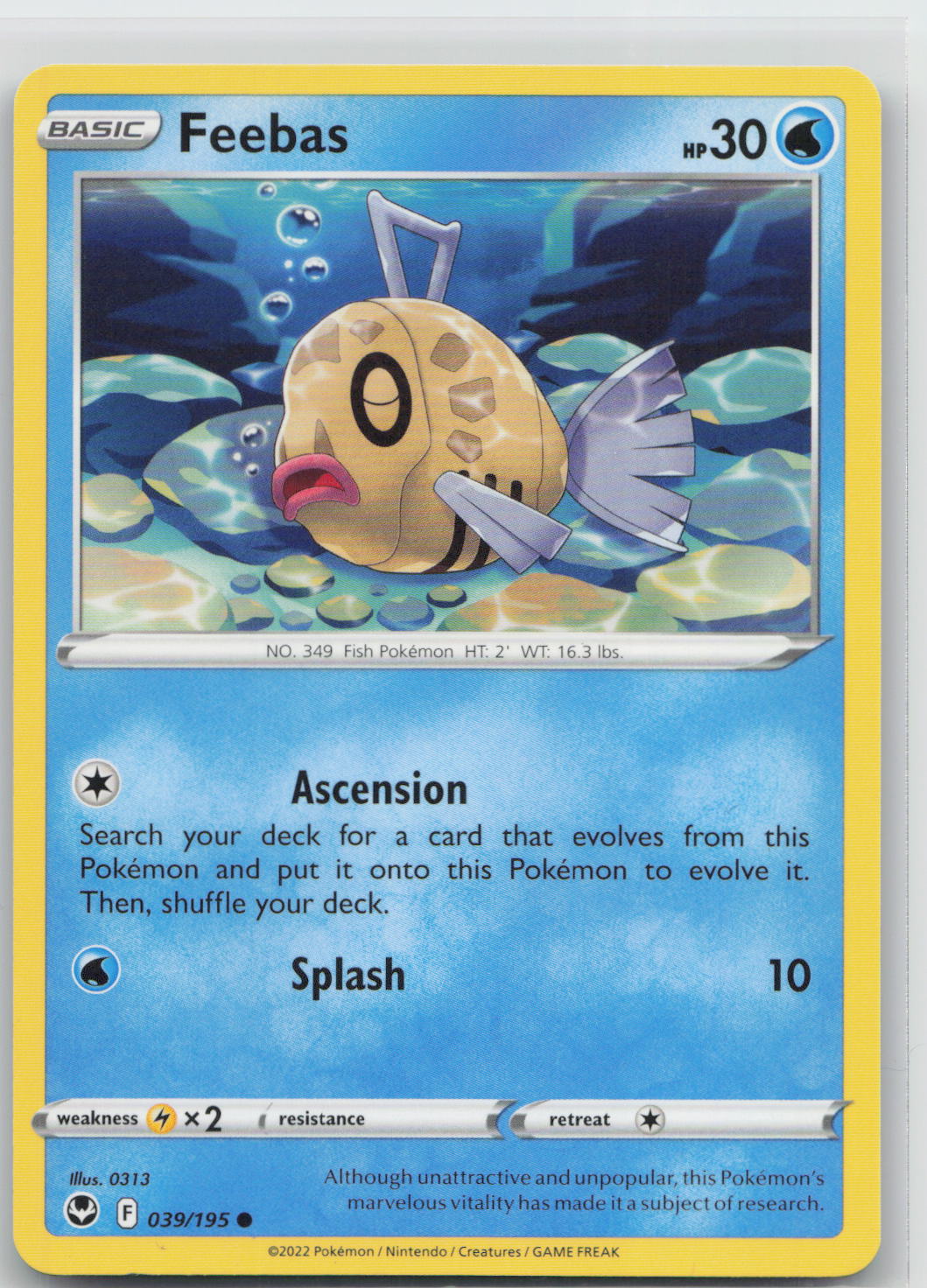 Feebas - Silver Tempest 039/195