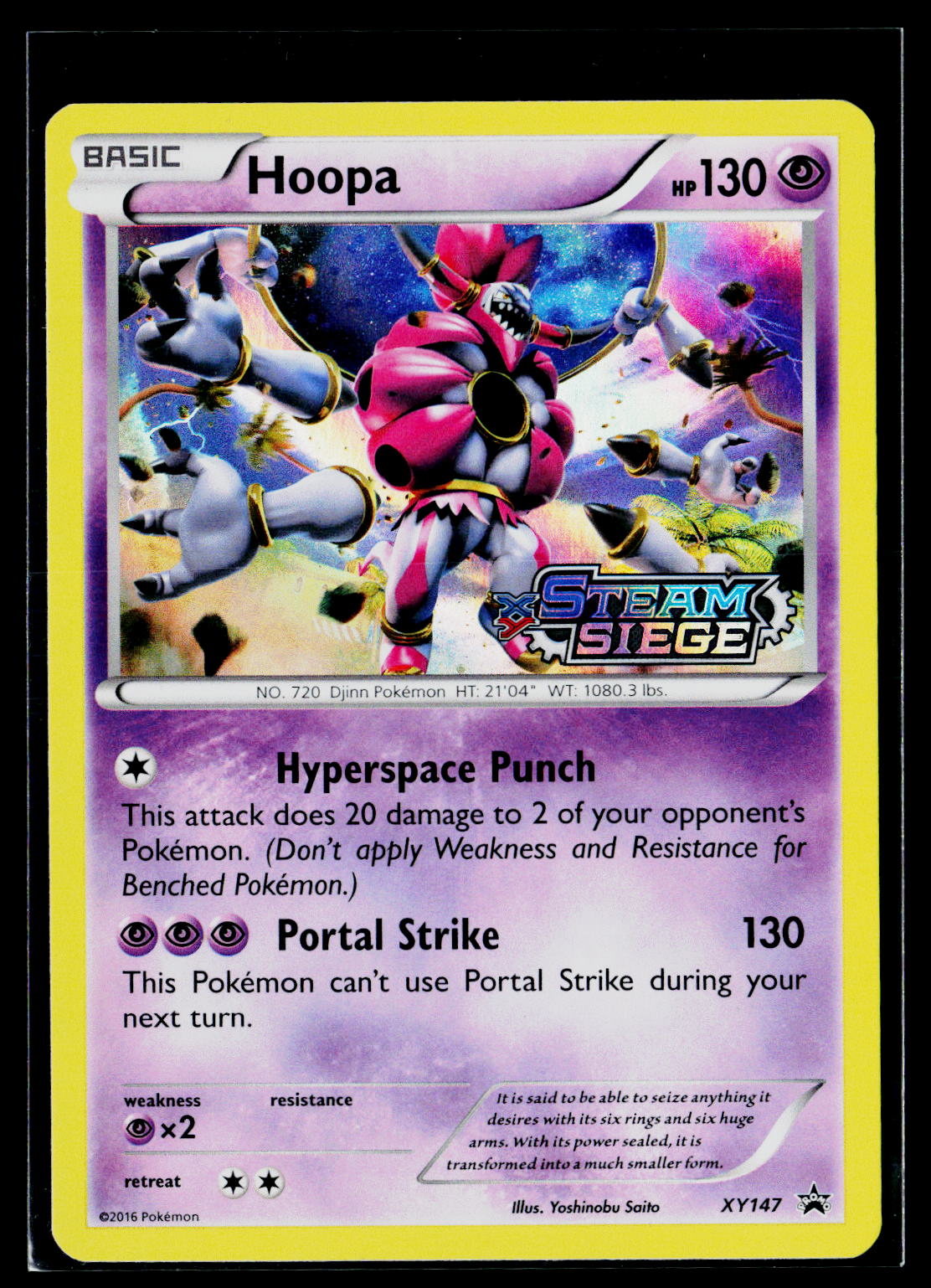 Hoopa (XY Steam Siege Prerelease) - XY Promo XY147 (NM)