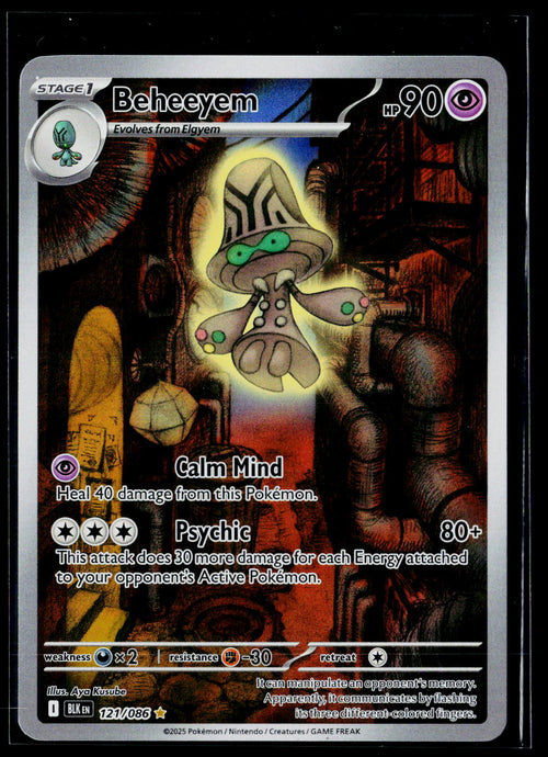Beheeyem - Black Bolt 121/086 (NM)