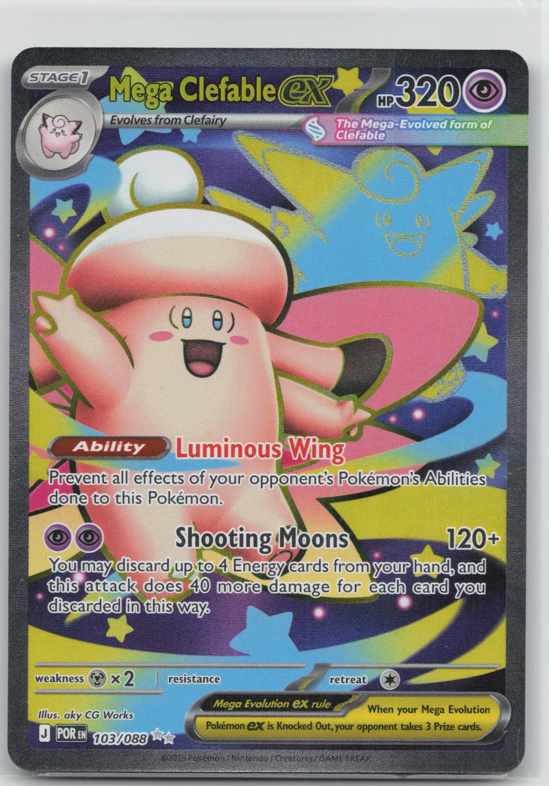 Mega Clefable ex - Perfect Order 103/088