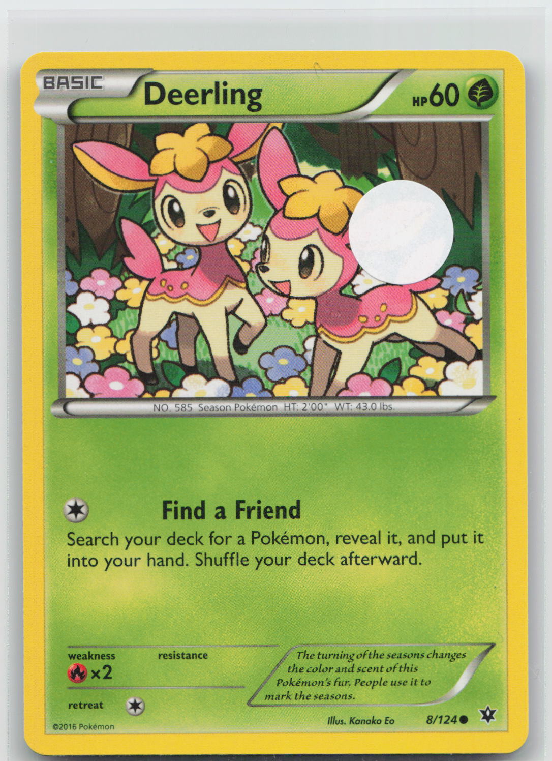 Deerling - Fates Collide 8/124