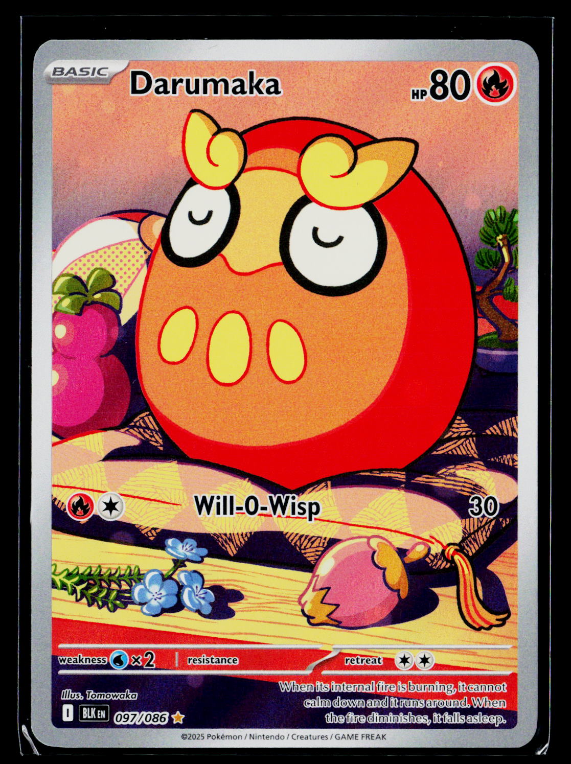Darumaka - Black Bolt 097/086 (NM)