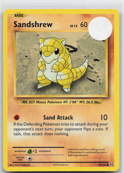 Sandshrew - Evolutions 54/108