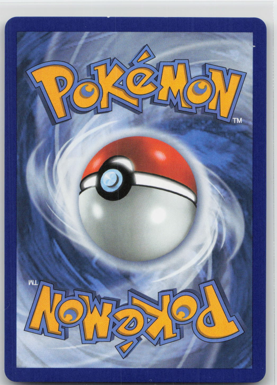 Back of card