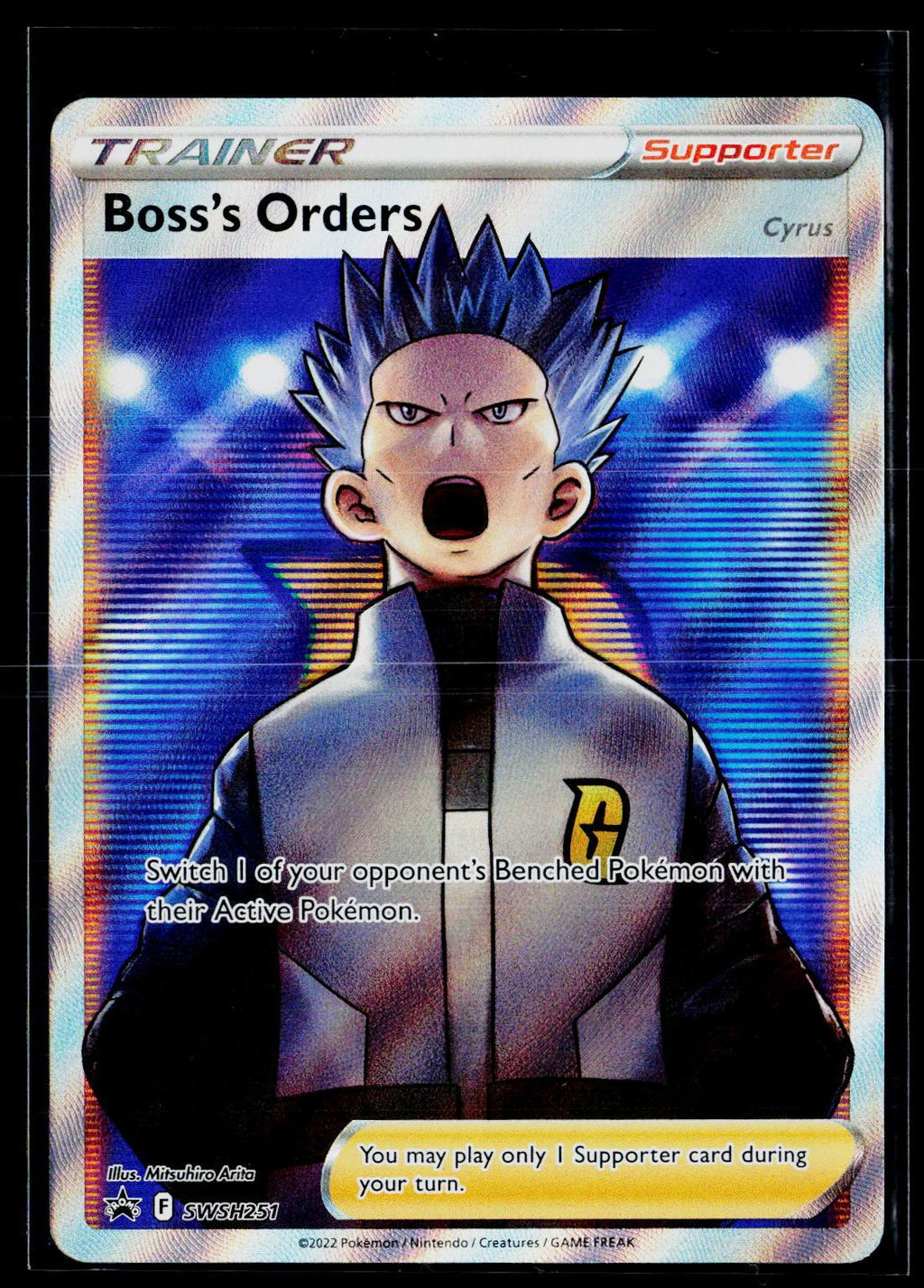 Boss's Orders (Full Art) - Sword & Shield Promo SWSH251 (NM)