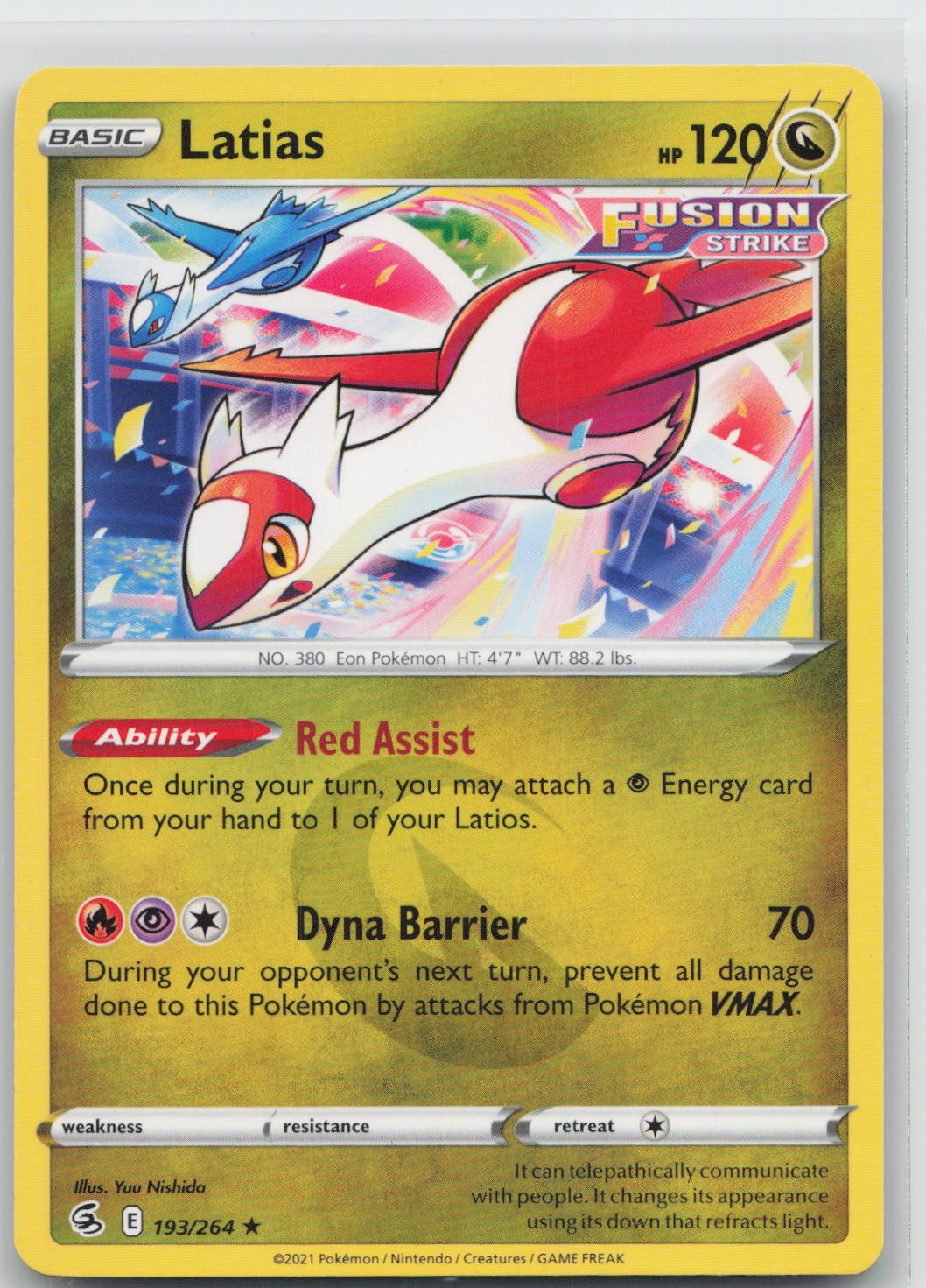 Latias - Fusion Strike 193/264