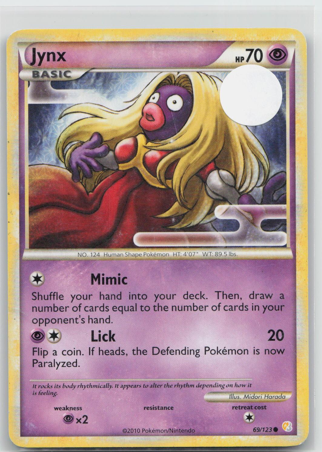 Jynx - HeartGold & SoulSilver 69/123